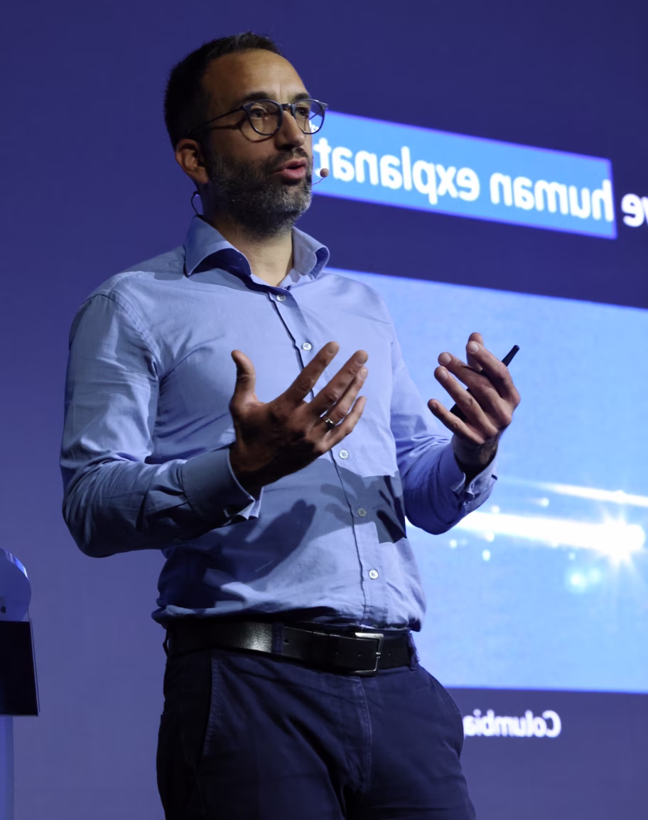 Sylvan speaking at hack in paris 2023